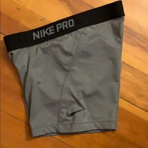 Nike pro spandex shorts
